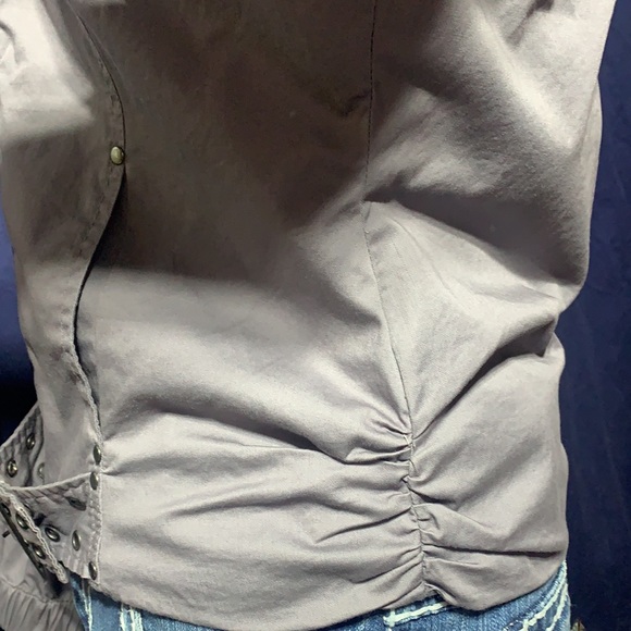 Silver jeans cotton lace zip up jacket great find! - Picture 6 of 16